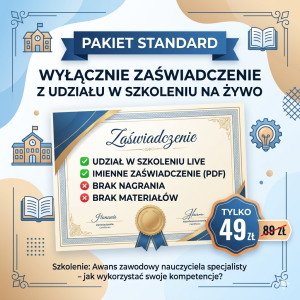 Awans zawodowy nauczyciela specjalisty – jak wykorzystać swoje kompetencje? 2 Awans zawodowy nauczyciela specjalisty - jak wykorzystać swoje kompetencje?