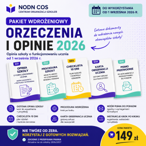 Kompleksowe „Teczki”( materiały edukacyjne) dla Nauczycieli i specjalistów– Gotowe rozwiązania i pełna dokumentacja 1 Orzeczenia i opinie 2026 — kompletny pakiet wdrożeniowy dla szkoły