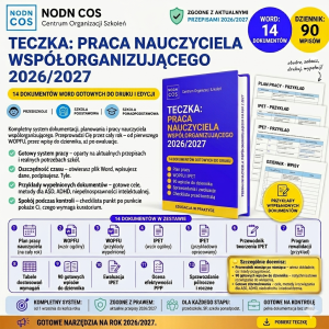 Teczka Nauczyciela Współorganizującego 2026/2027