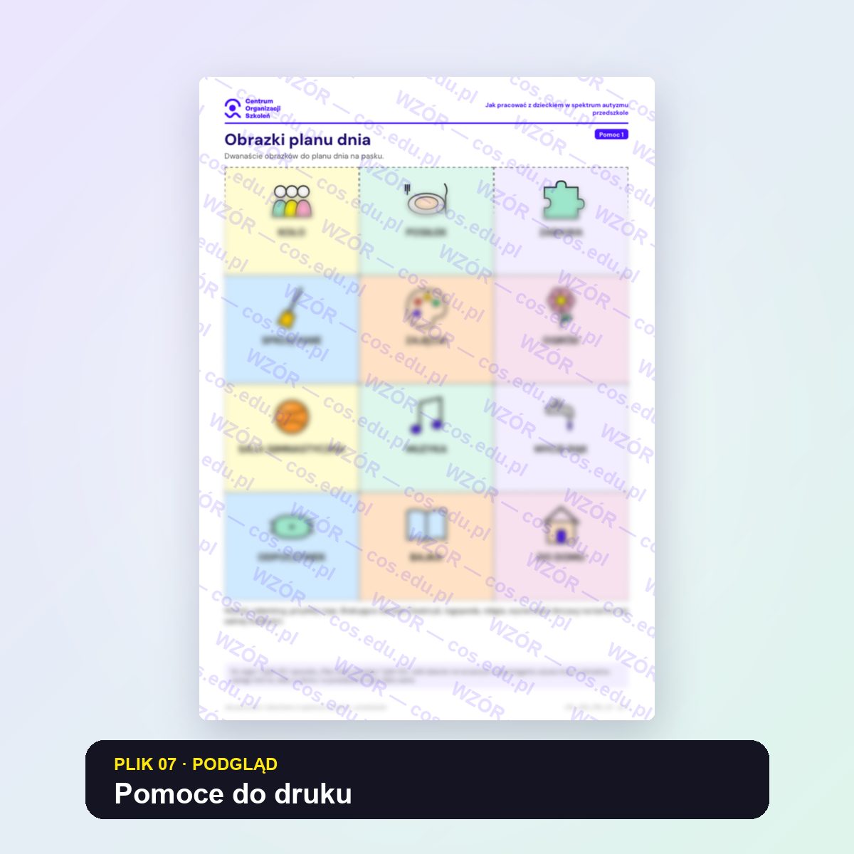 Jak pracować z dzieckiem w spektrum autyzmu. Przedszkole 4 Jak pracować z dzieckiem w spektrum autyzmu. Przedszkole - obrazek 4