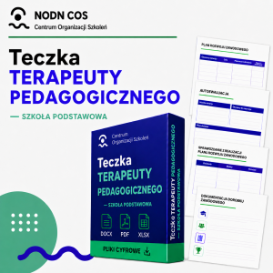Kompleksowe „Teczki”( materiały edukacyjne) dla Nauczycieli i specjalistów– Gotowe rozwiązania i pełna dokumentacja 13 Teczka Terapeuty Pedagogicznego — Szkoła Podstawowa